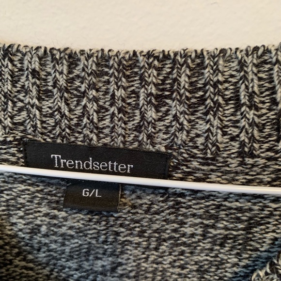 Like new - Super cozy long knit sweater - salt and pepper - Picture 5 of 6